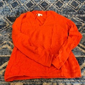 Orange wool sweater
